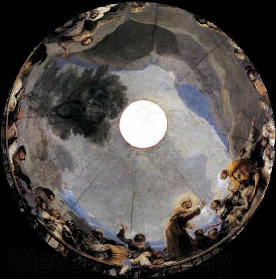 Francisco de goya y Lucientes The Miracle of St Anthony Norge oil painting art